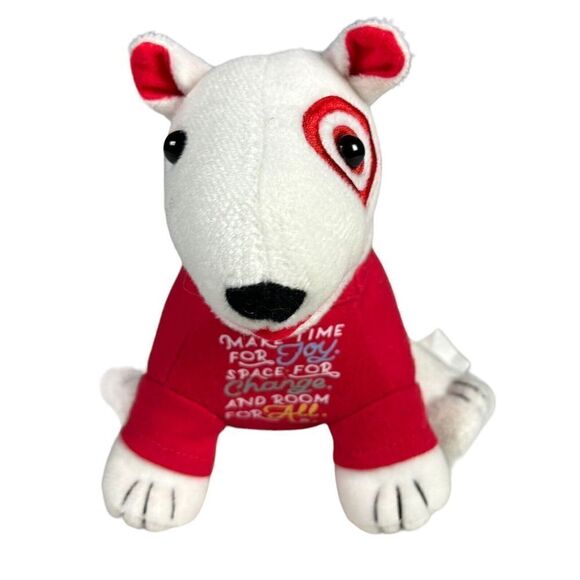 Target Bullseye Plush Terrier Red Sweater Puppy Collectible Advertising 2021 - Picture 1 of 11